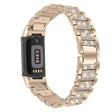 Incredibilmente Elegante Fitbit Charge 5 Metallo E Strass Cinturino