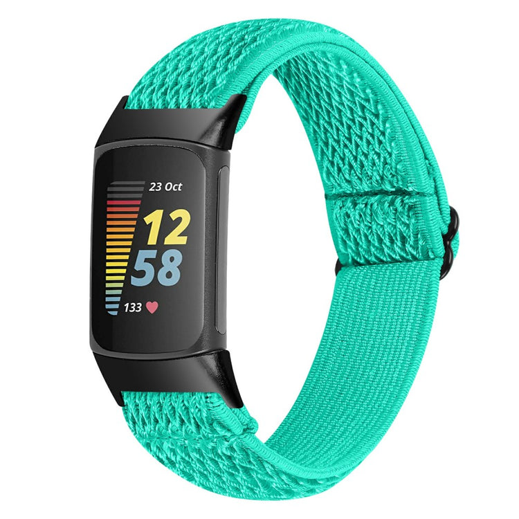 Super slidstærk Fitbit Charge 5  Rem - Grøn#serie_3