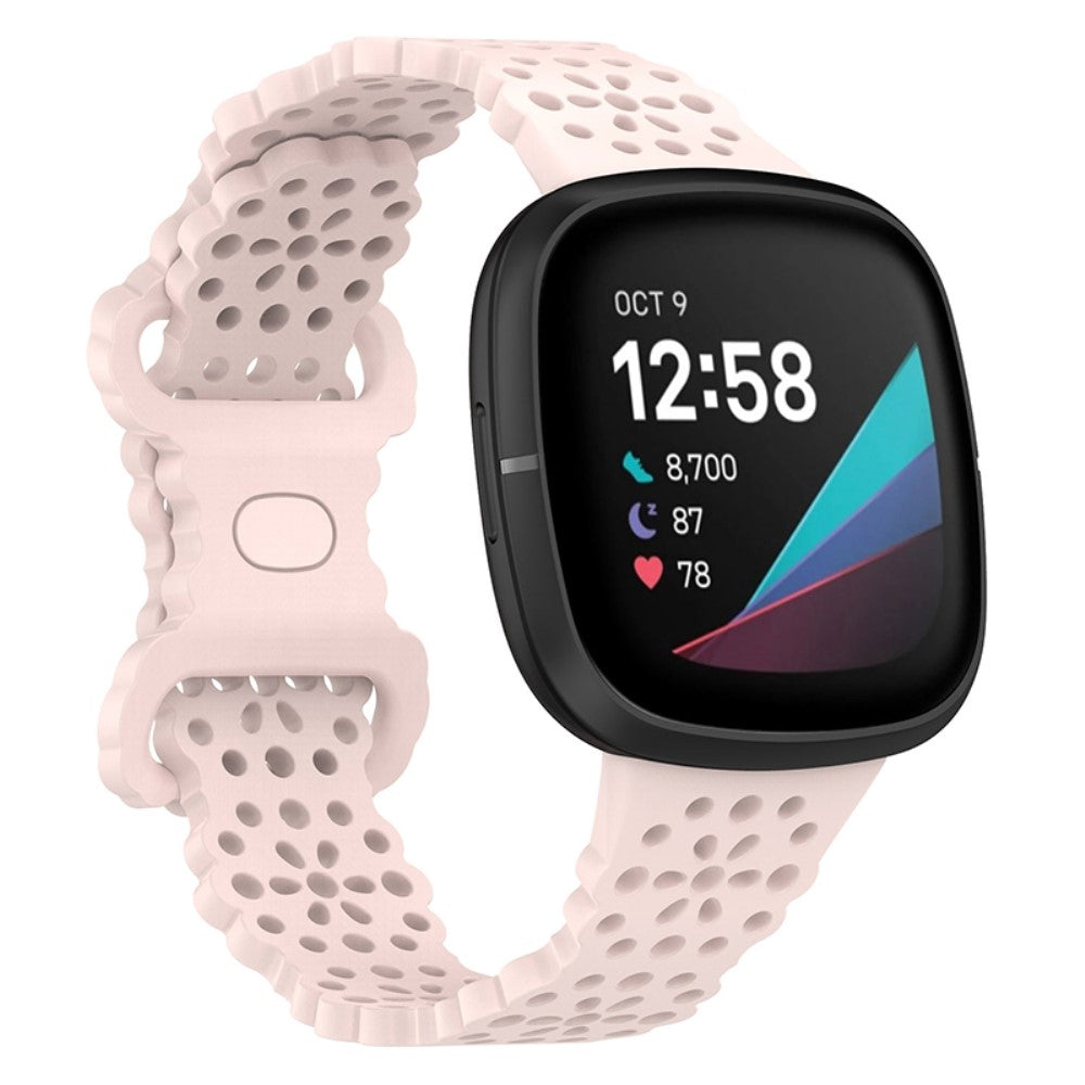 Helt vildt nydelig Universal Fitbit Silikone Urrem - Pink#serie_7