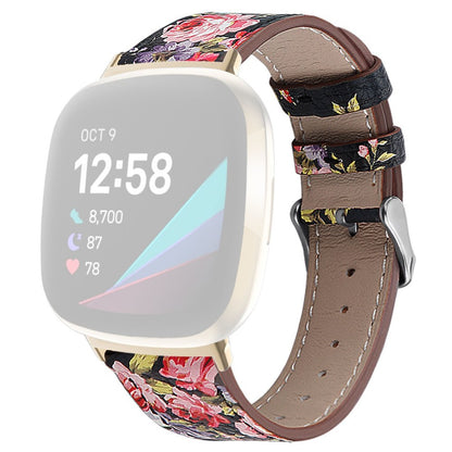 Helt vildt sejt Universal Fitbit Ægte læder Rem - Pink#serie_7