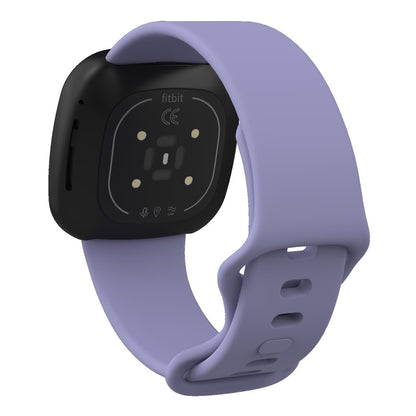 Mega hårdfør Universal Fitbit Silikone Rem - Størrelse: L - Lilla#serie_17