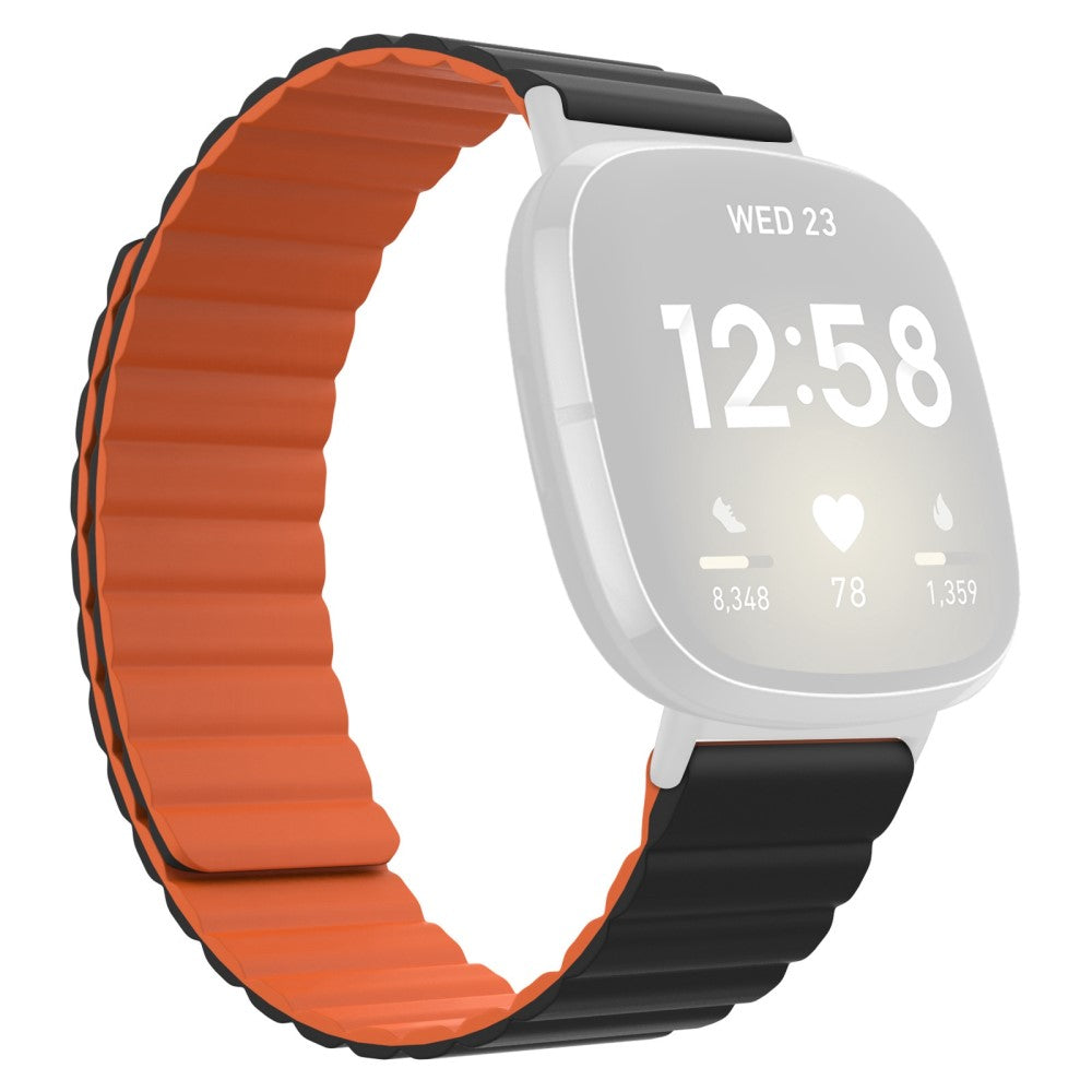 Yndigt Fitbit Sense 2 / Fitbit Versa 4 Silikone Rem - Orange#serie_1