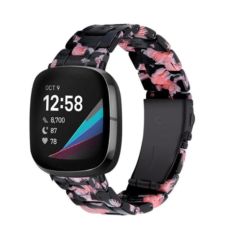 Mega pænt Fitbit Sense 2 / Fitbit Versa 4  Rem - Sort#serie_11