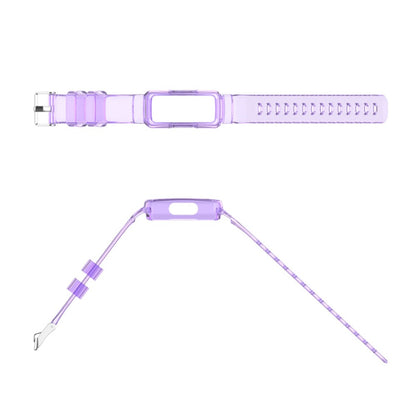 Rigtigt skøn Fitbit Inspire 3 Silikone Rem - Lilla#serie_7