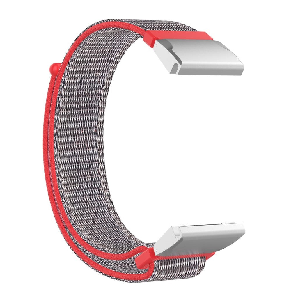 Nydelig Universal Garmin Nylon Rem - Sølv#serie_4