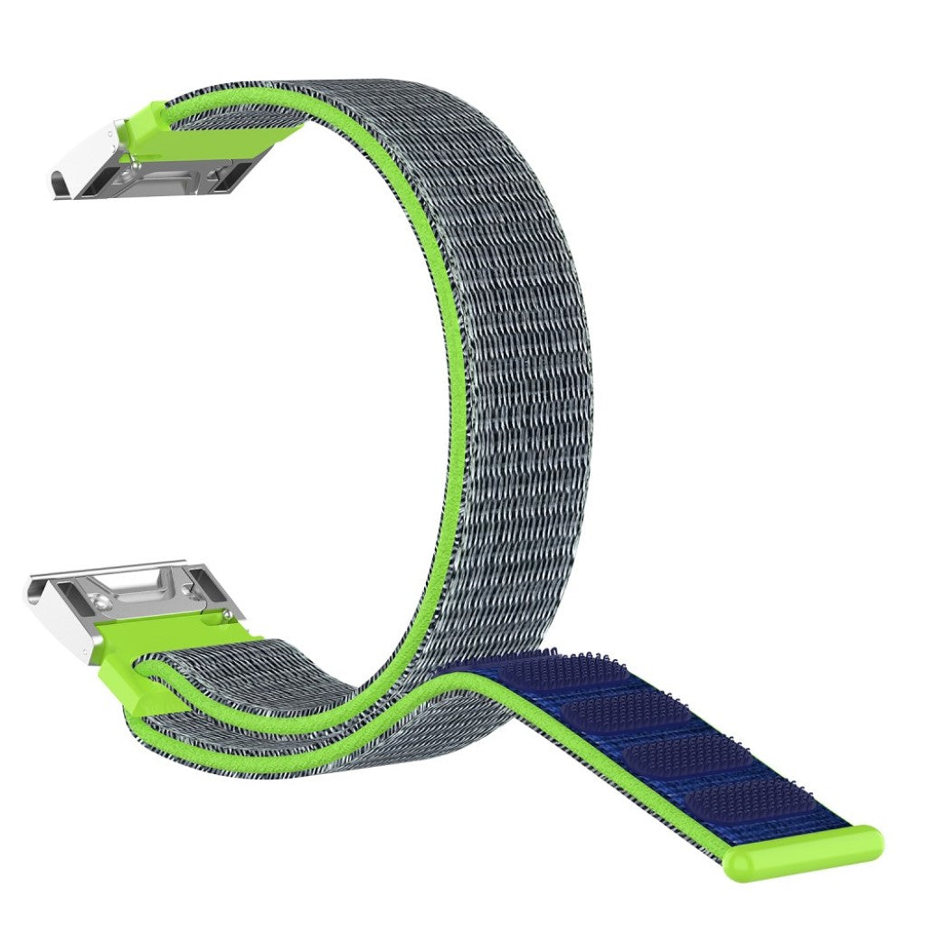 Nydelig Universal Garmin Nylon Rem - Sølv#serie_6