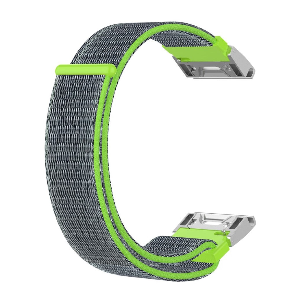 Nydelig Universal Garmin Nylon Rem - Sølv#serie_6