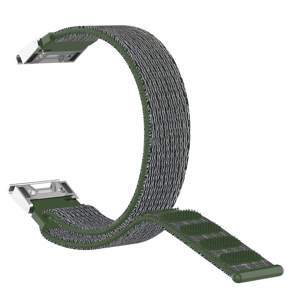 Nydelig Universal Garmin Nylon Rem - Sølv#serie_8