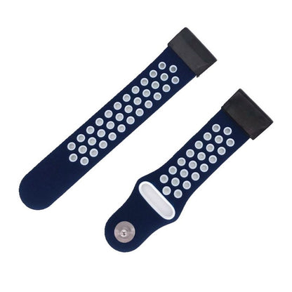 Rigtigt fint Universal Garmin Silikone Rem - Blå#serie_10