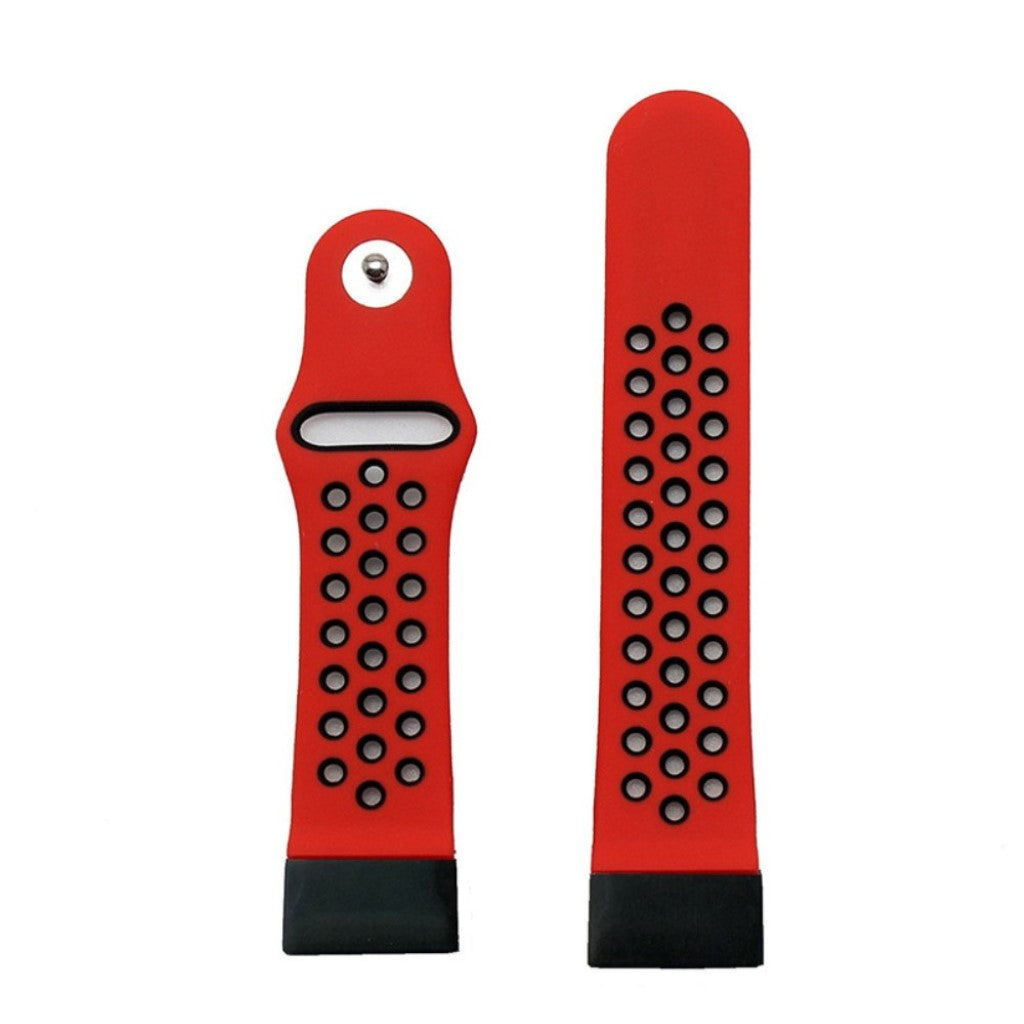 Rigtigt fint Universal Garmin Silikone Rem - Rød#serie_4