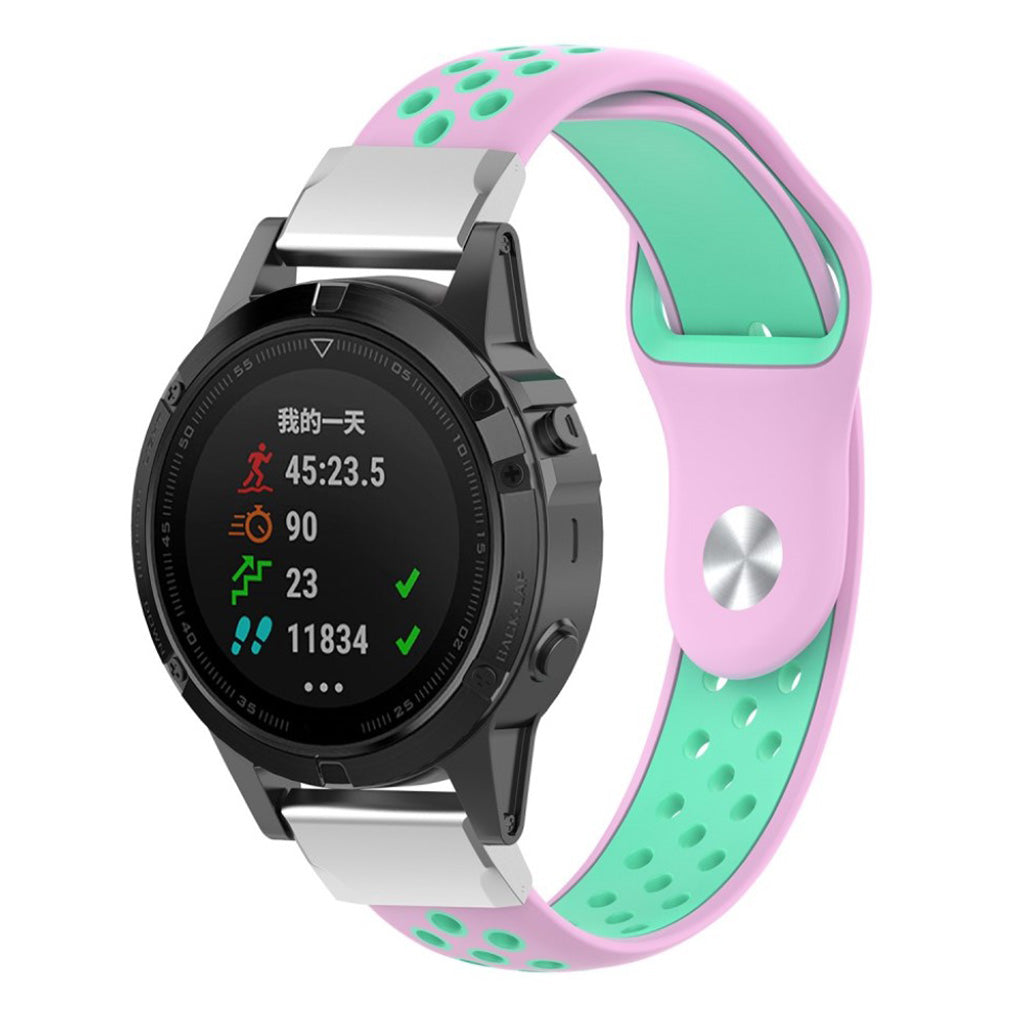 Vildt fantastisk Universal Garmin Silikone Rem - Pink#serie_6