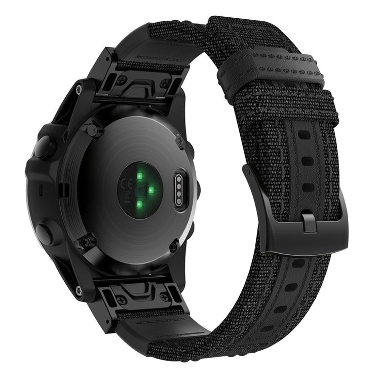 Vildt elegant Universal Garmin Ægte læder Rem - Sort#serie_1