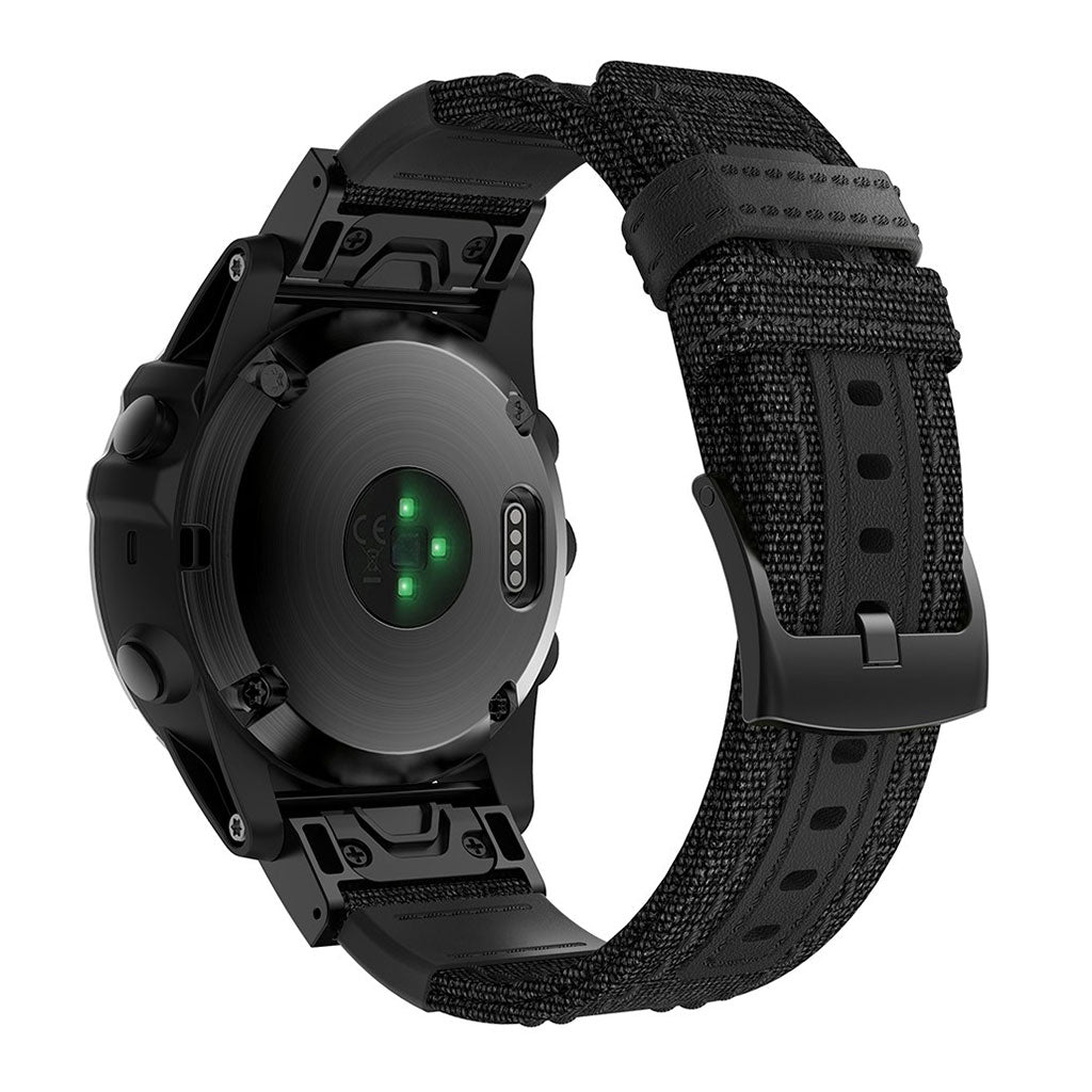 Vildt elegant Universal Garmin Ægte læder Rem - Sort#serie_1