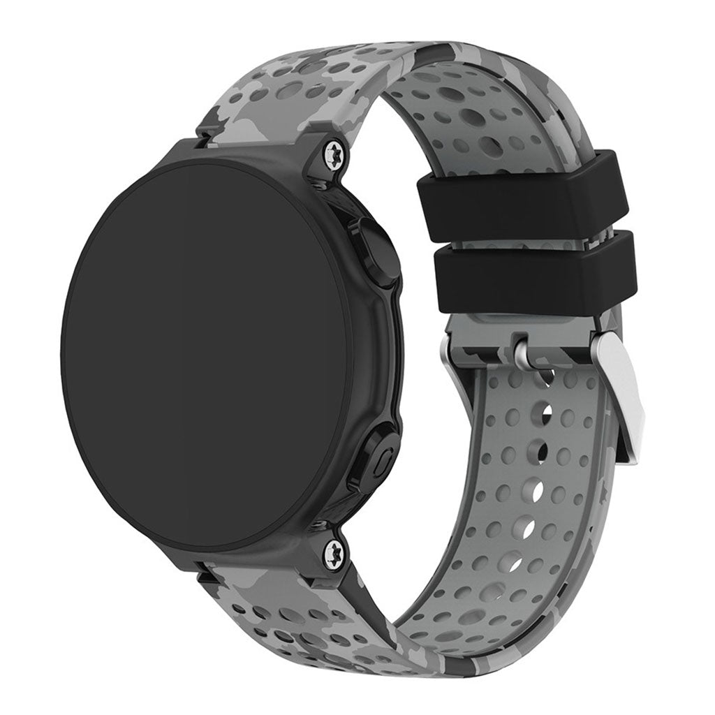 Vildt godt Universal Garmin Silikone Rem - Sølv#serie_4