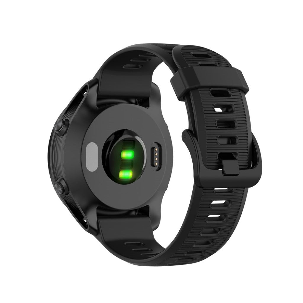 Fremragende Universal Garmin Silikone Rem - Sort#serie_1