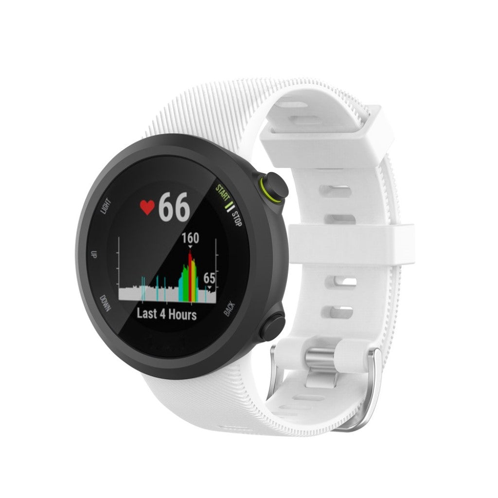  Garmin Forerunner 45 / Garmin Forerunner 45S Silikone Rem - Hvid#serie_2