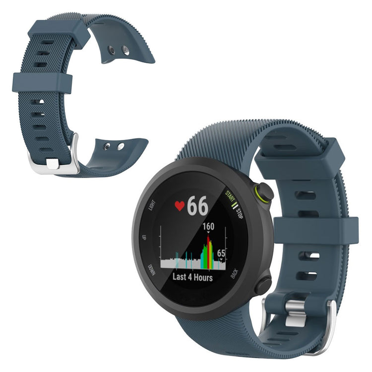  Garmin Forerunner 45 / Garmin Forerunner 45S Silikone Rem - Blå#serie_8