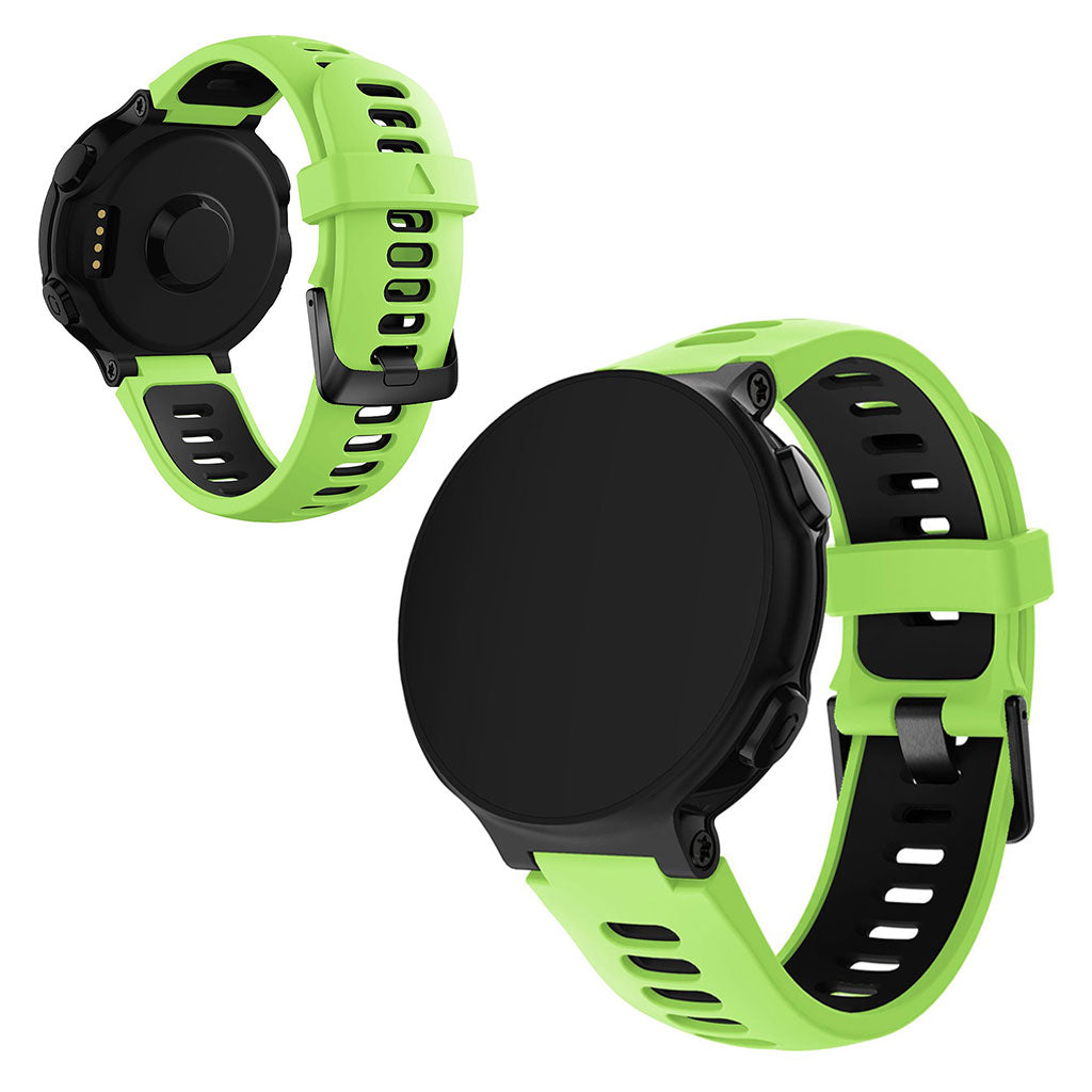 Rigtigt sejt Universal Garmin Silikone Rem - Grøn#serie_5