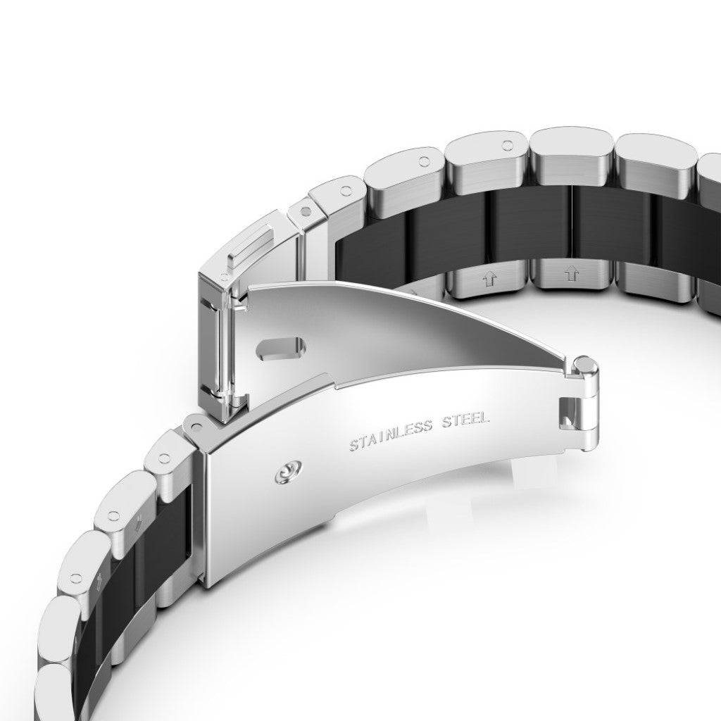 Mega komfortabel Universal Garmin Metal Rem - Sølv#serie_3