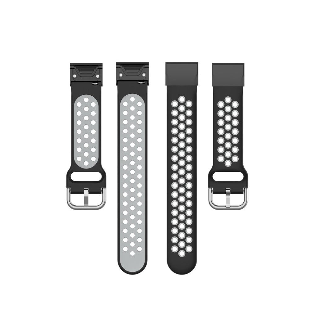 Stilren Universal Garmin Silikone Rem - Sort#serie_1