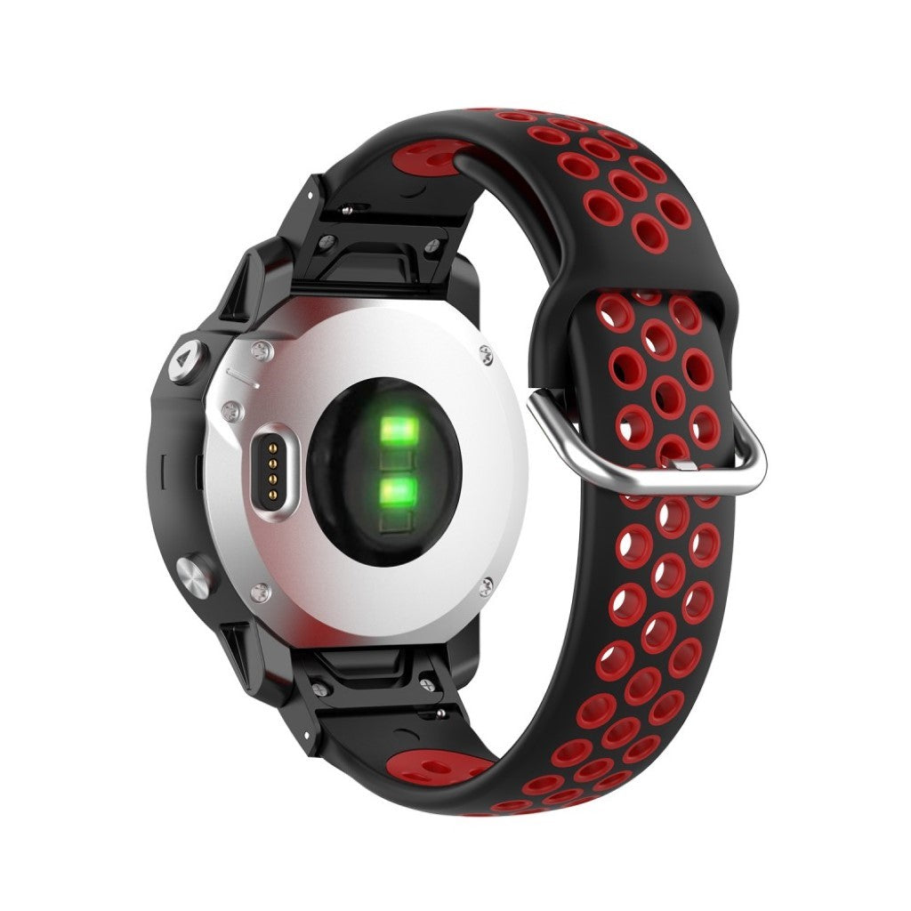 Stilren Universal Garmin Silikone Rem - Sort#serie_2