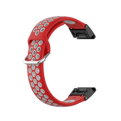 Stilren Universal Garmin Silikone Rem - Rød#serie_3