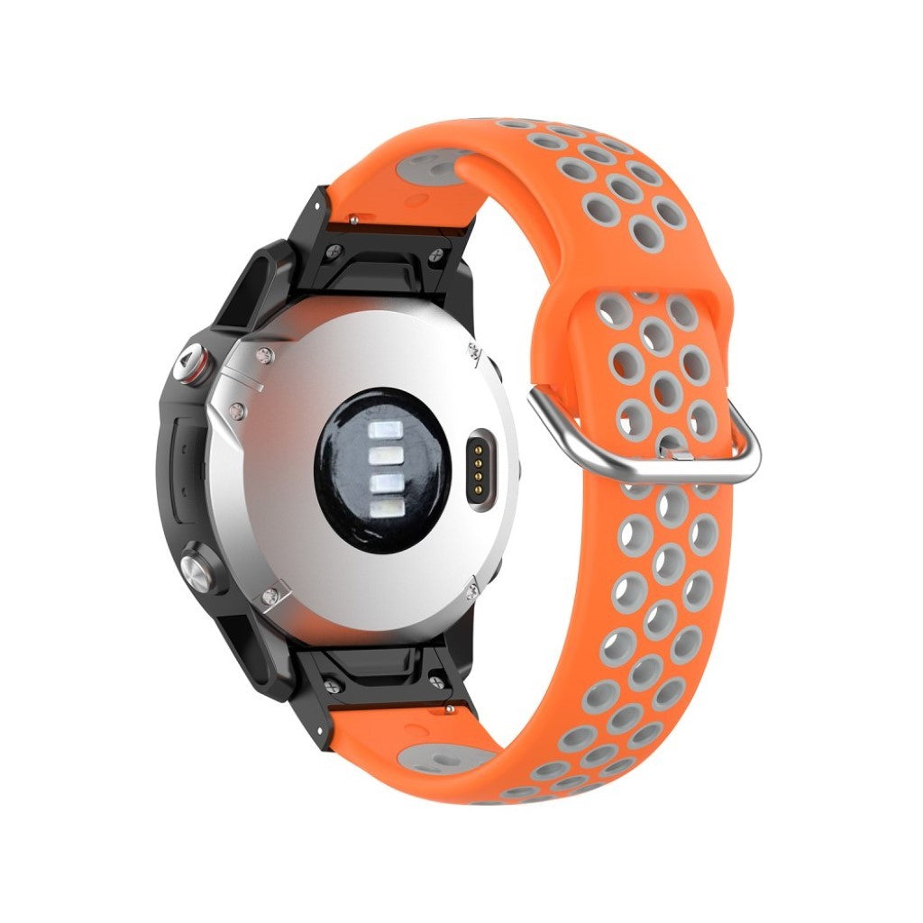 Rigtigt skøn Universal Garmin Silikone Rem - Orange#serie_9