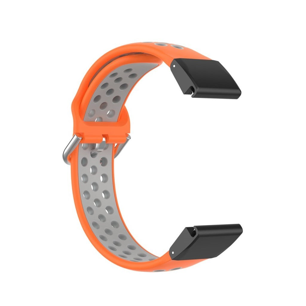 Rigtigt skøn Universal Garmin Silikone Rem - Orange#serie_9