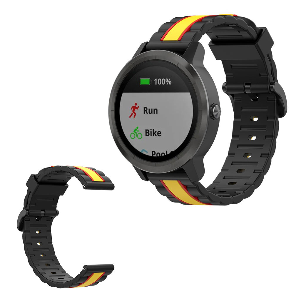 Vildt cool Universal Garmin Silikone Rem - Sort#serie_6