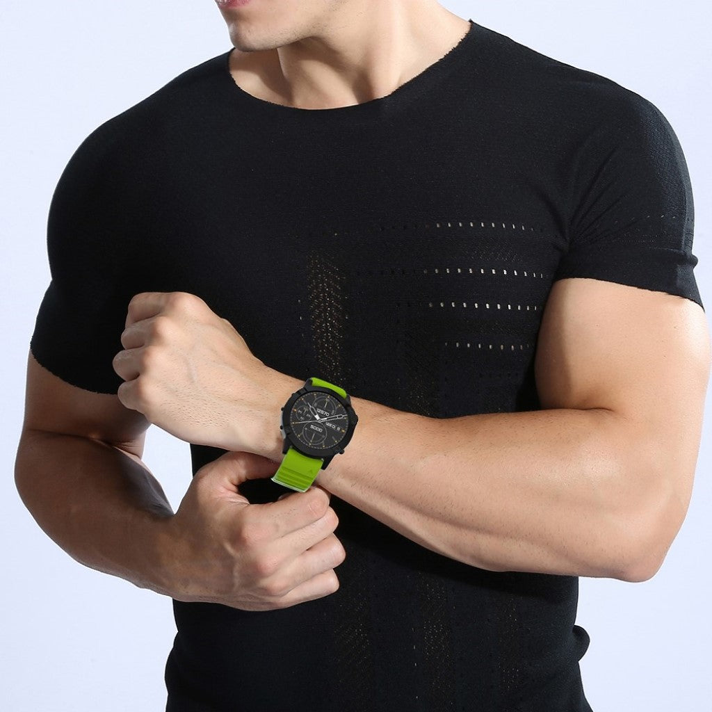 Kønt Garmin Fenix 6X Pro / Garmin Fenix 6X Silikone Rem - Grøn#serie_8