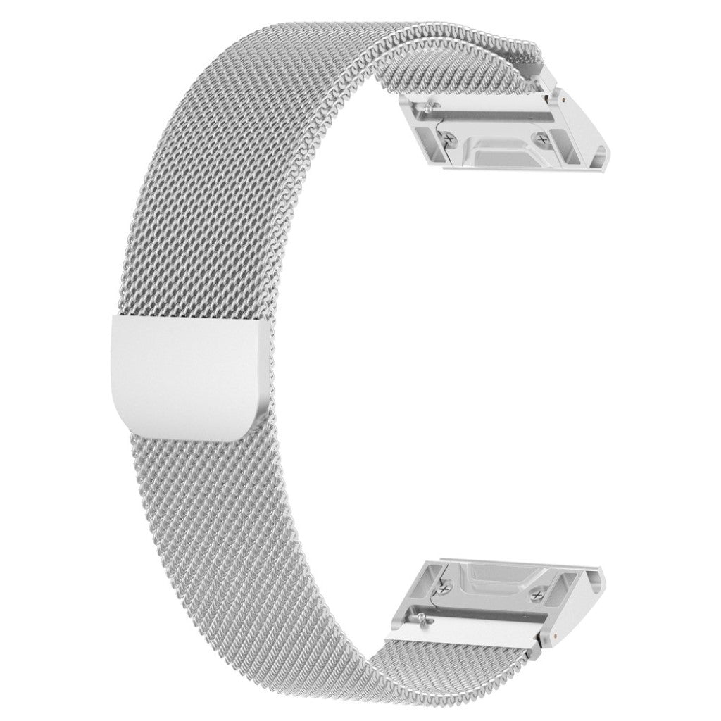 Fremragende Garmin Fenix 5 Metal Rem - Sølv#serie_3