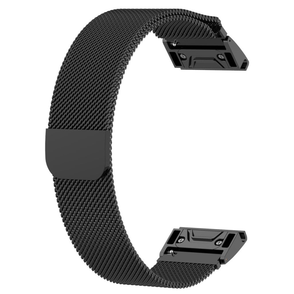 Fremragende Garmin Fenix 5 Metal Rem - Sort#serie_4
