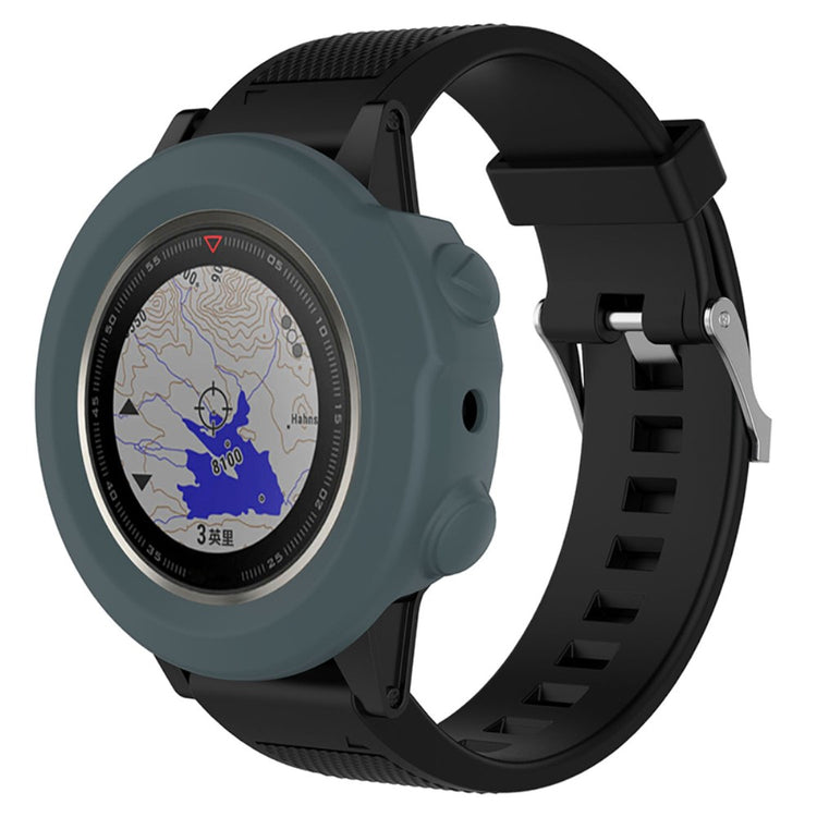 Garmin Fenix 5X / Garmin Fenix 5X Plus  Silikone Bumper  - Grøn#serie_7