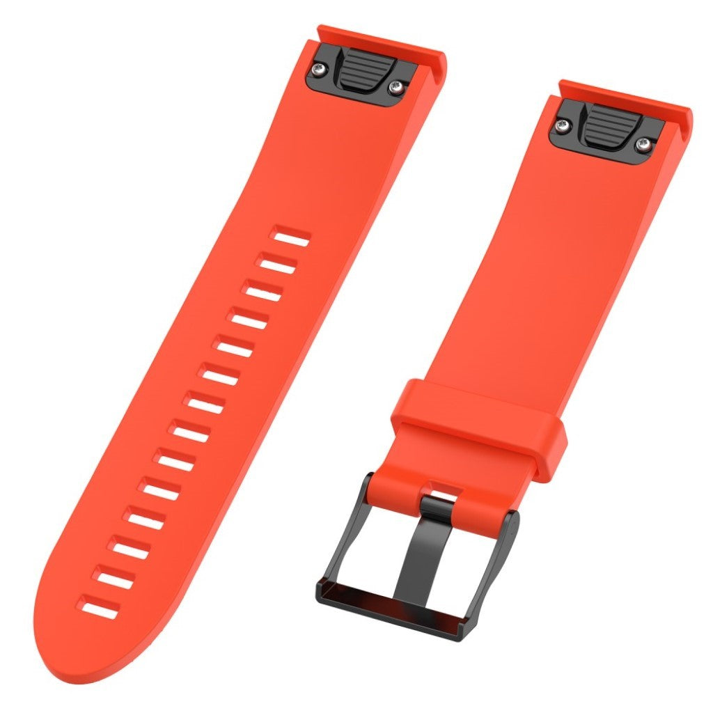 Vildt fint Garmin Fenix 5S Silikone Rem - Rød#serie_6