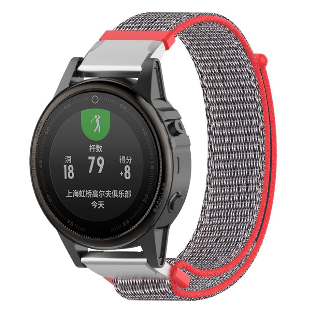 Mega holdbart Garmin Fenix 5S Nylon Rem - Flerfarvet#serie_4