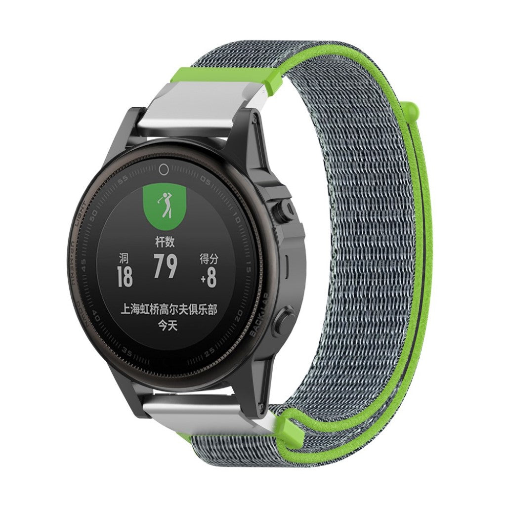 Mega holdbart Garmin Fenix 5S Nylon Rem - Flerfarvet#serie_7