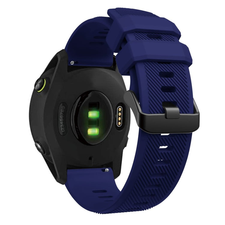 Meget fantastisk Garmin Forerunner 745 Silikone Rem - Blå#serie_2