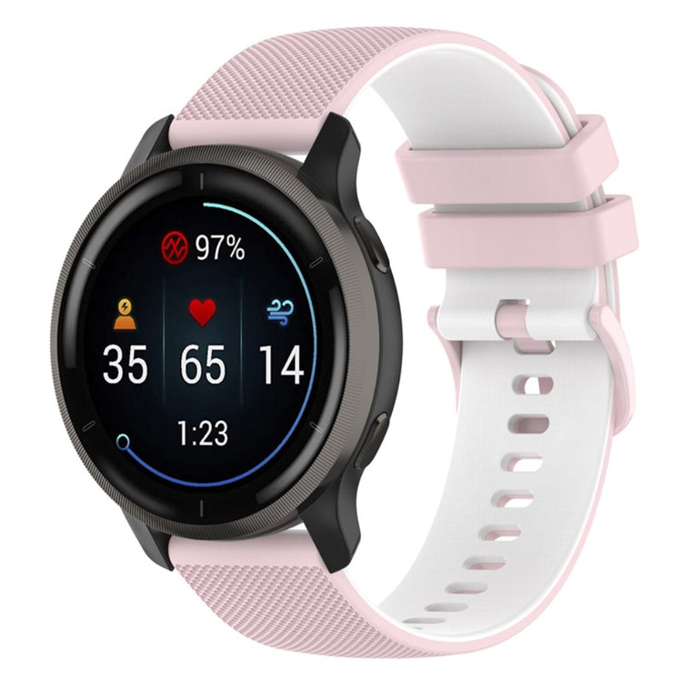 Rigtigt cool Universal Garmin Silikone Rem - Pink#serie_9