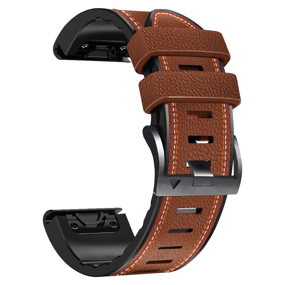 Vildt hårdfør Universal Kunstlæder og Silikone Rem - Brun#serie_4