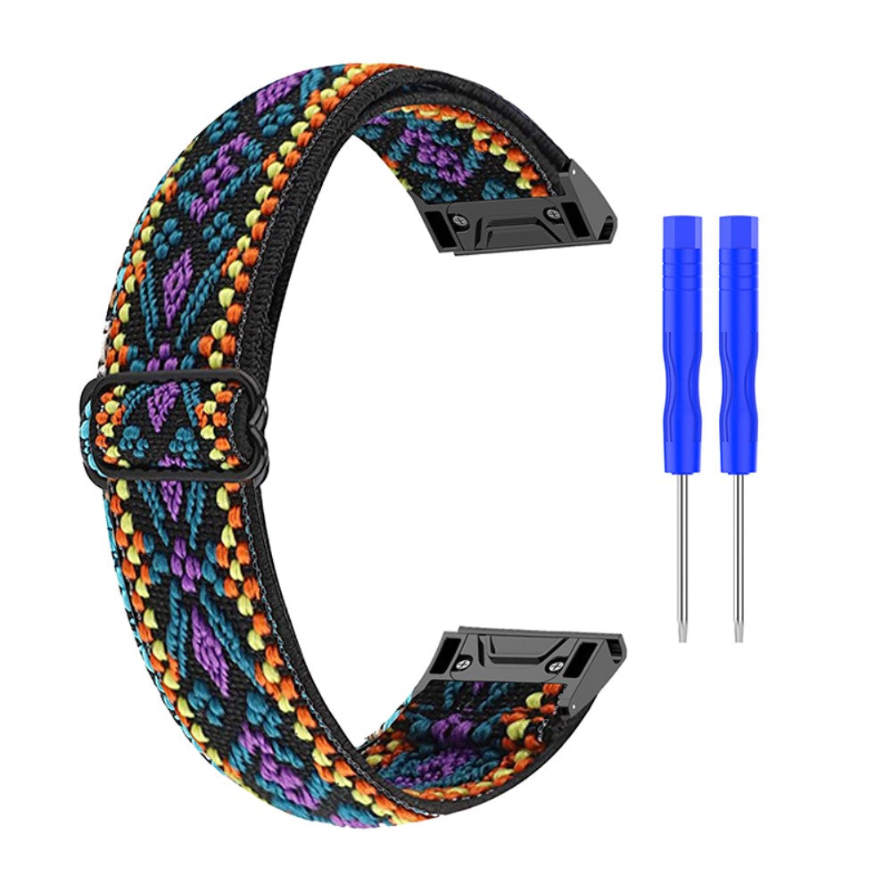 Rigtigt nydelig Universal Garmin Nylon Rem - Flerfarvet#serie_2