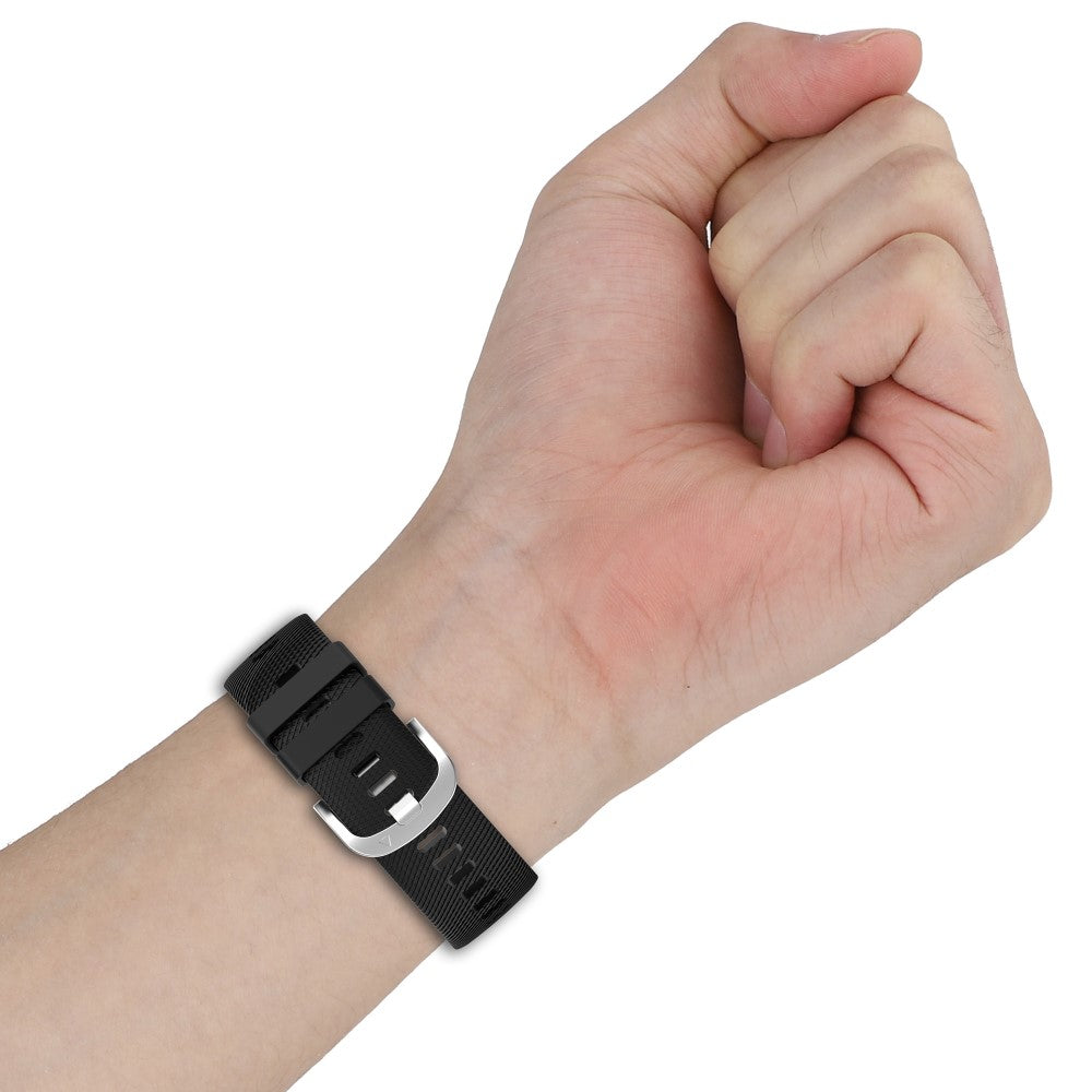 Vildt Skøn Silikone Universal Rem passer til Garmin Smartwatch - Sølv#serie_10