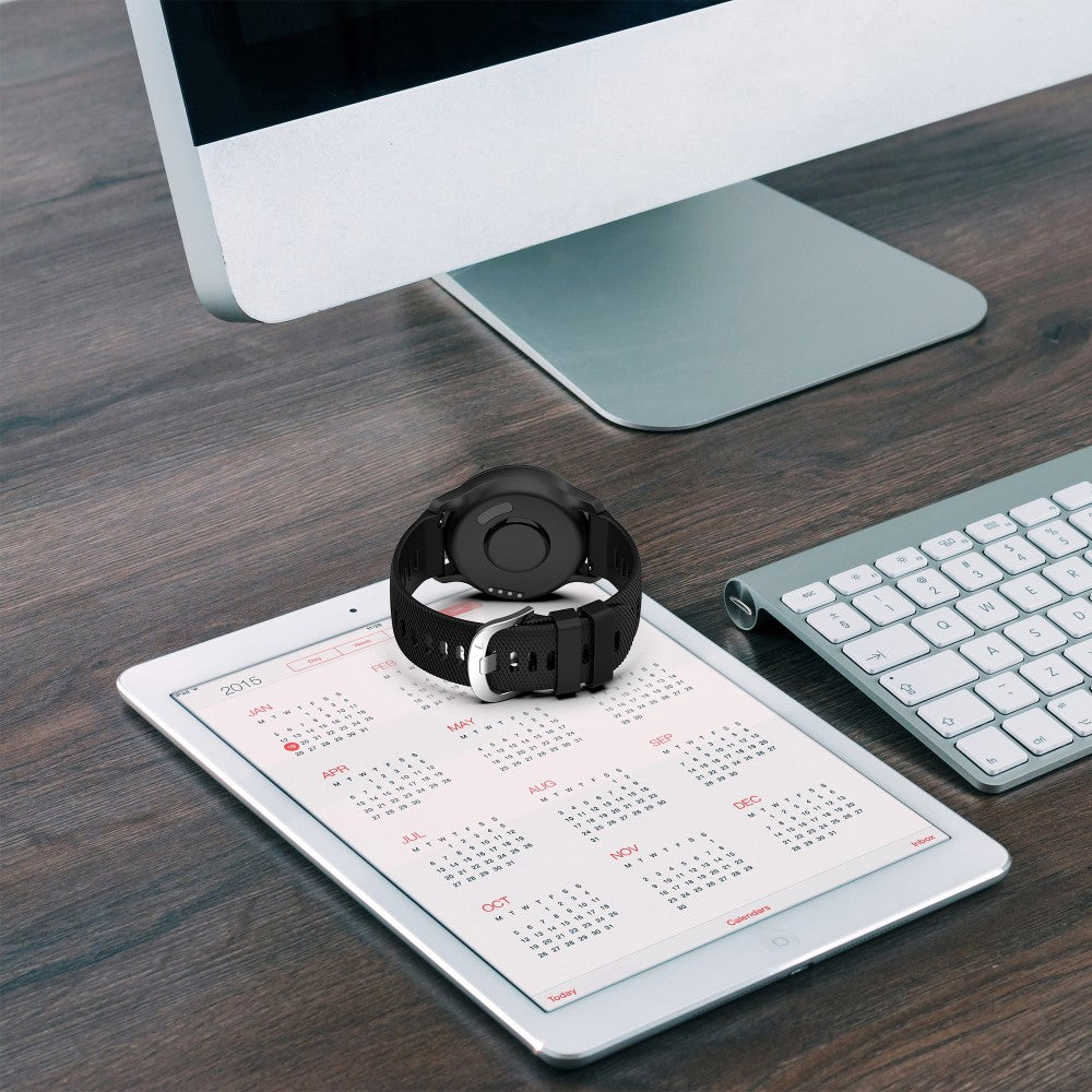 Vildt Skøn Silikone Universal Rem passer til Garmin Smartwatch - Blå#serie_9