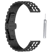 Mega Skøn Metal Universal Rem passer til Garmin Smartwatch - Sort#serie_2