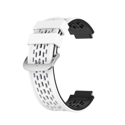 Vildt hårdfør Universal Garmin Silikone Rem - Hvid#serie_3