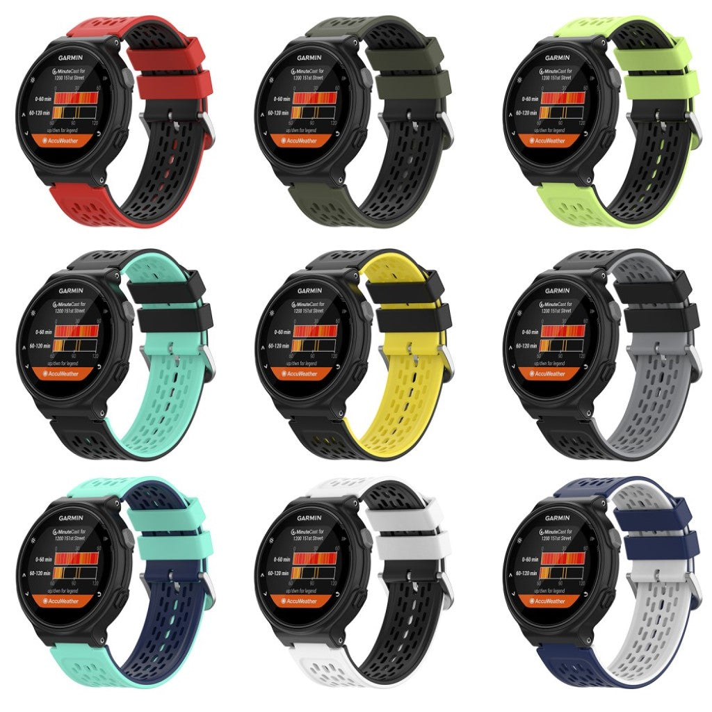 Vildt hårdfør Universal Garmin Silikone Rem - Flerfarvet#serie_4