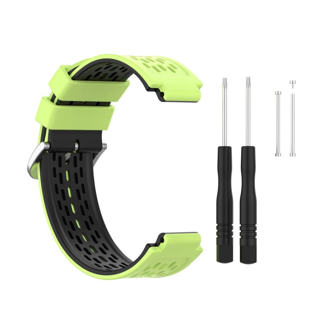 Vildt hårdfør Universal Garmin Silikone Rem - Grøn#serie_8
