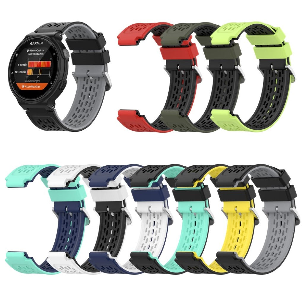 Vildt hårdfør Universal Garmin Silikone Rem - Grøn#serie_8