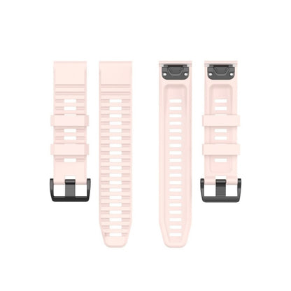 Meget smuk Garmin Fenix 6X Pro Silikone Rem - Pink#serie_5