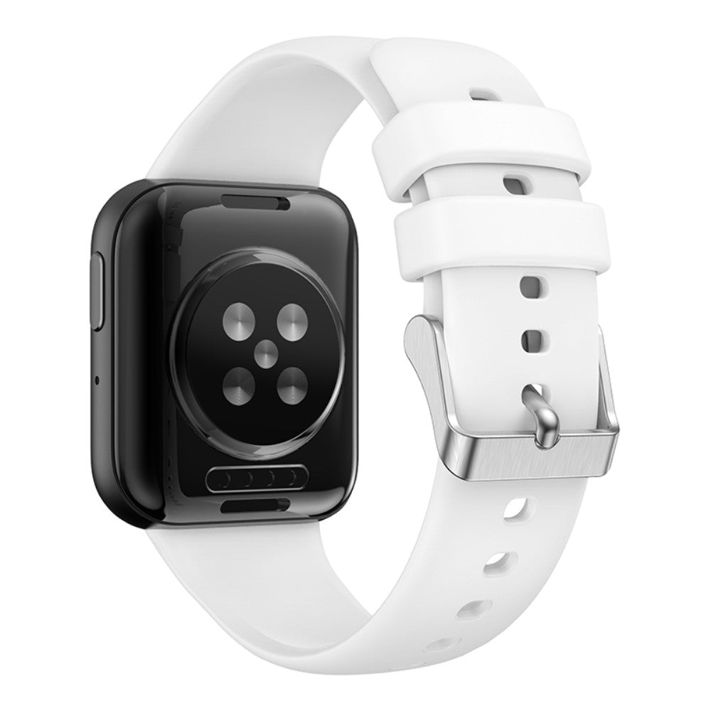 Helt vildt godt Oppo Watch 3 Silikone Rem - Hvid#serie_1