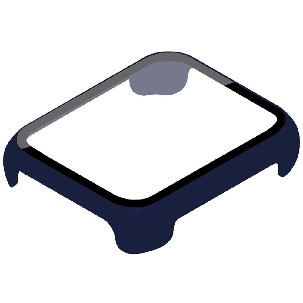 Fed Oppo Watch 2 (42mm) Cover med Skærmbeskytter i Plastik og Hærdet Glas - Blå#serie_1